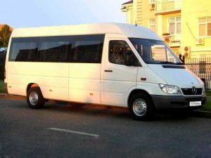 Есть разные авто. Автобусы, микроавтобусы, легк. авто.