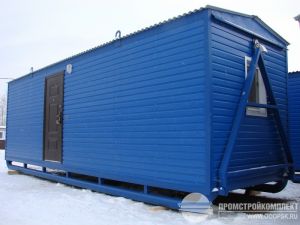 Вагон на санях 2,5х8м. («спальный»).